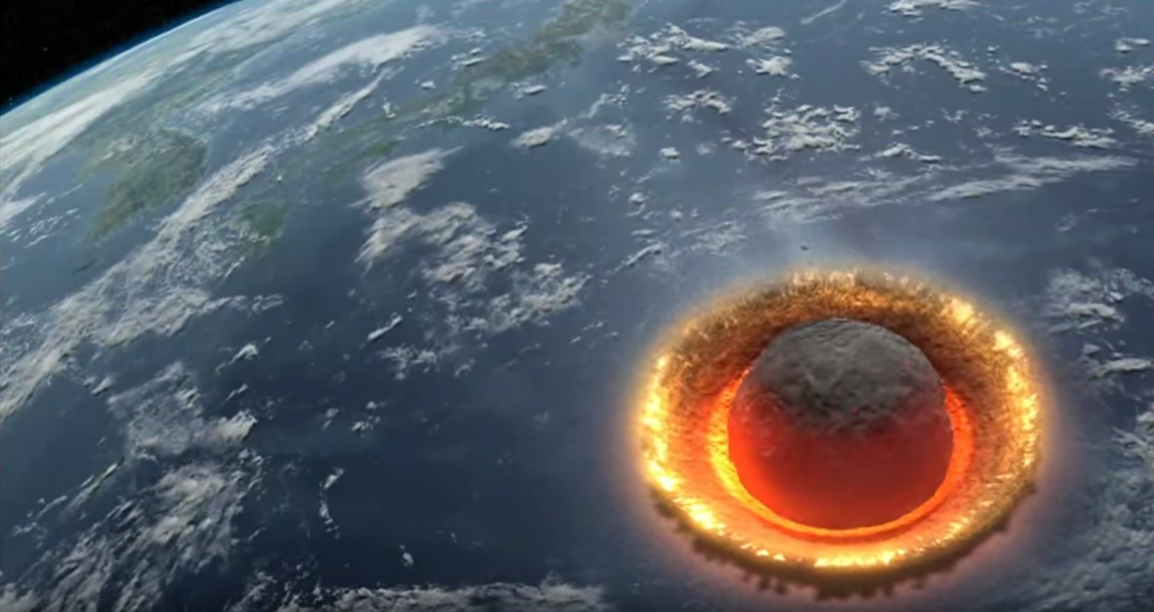 If A Large Asteroid Were To Hit Earth...