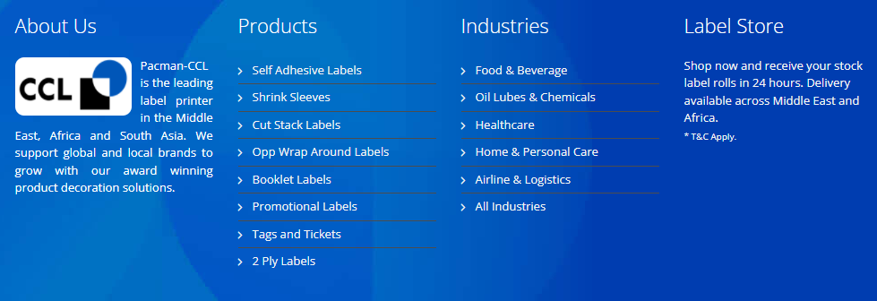 Pacman: Meeting Needs For Self Adhesive Labels