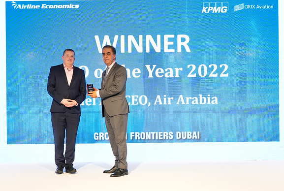 Air Arabia CEO honoured at Economics Aviation 100 Awards