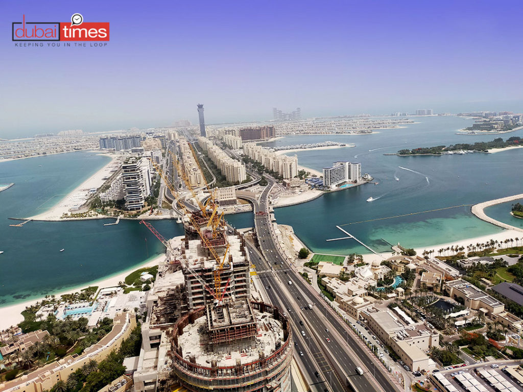 Avani Palm View Hotel Dubai Aerial