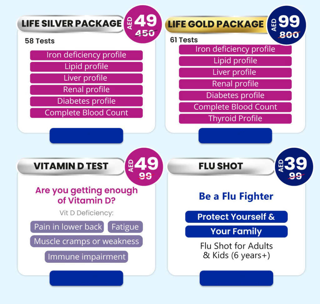 Life Clinic Dubai Health Package
