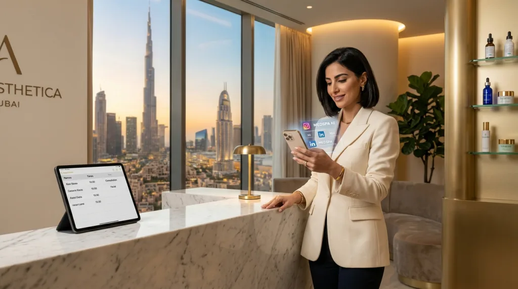 Dubai medspa Clinics digital marketing ambreen